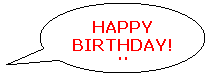 Oval Callout: HAPPY BIRTHDAY!!!
